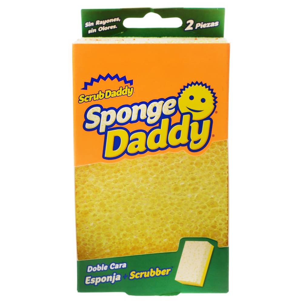 Scrub daddy fibra sponge doble cara (2 piezas)