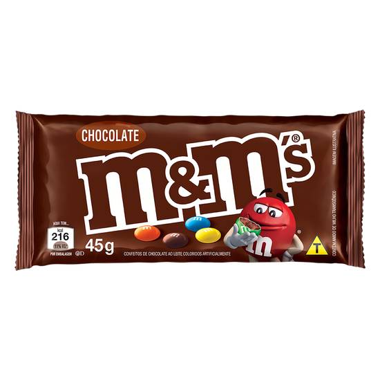 M&m's confeitos de chocolate ao leite (45 g)