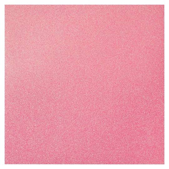 Pink Magical Glitter Paper By Recollections, 12" X 12"