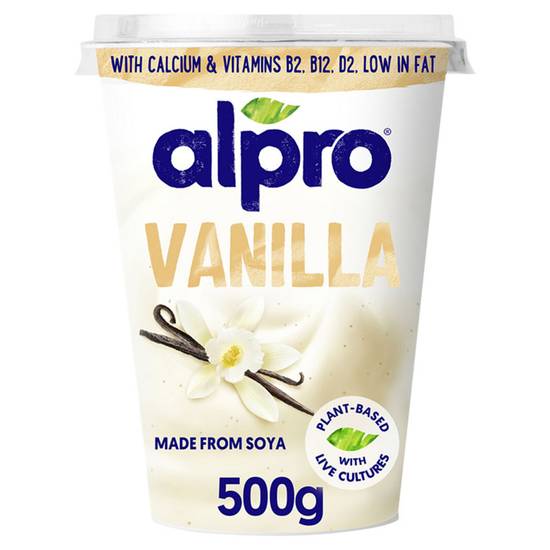 Alpro Vanilla Soya Yogurt Alternative 500g