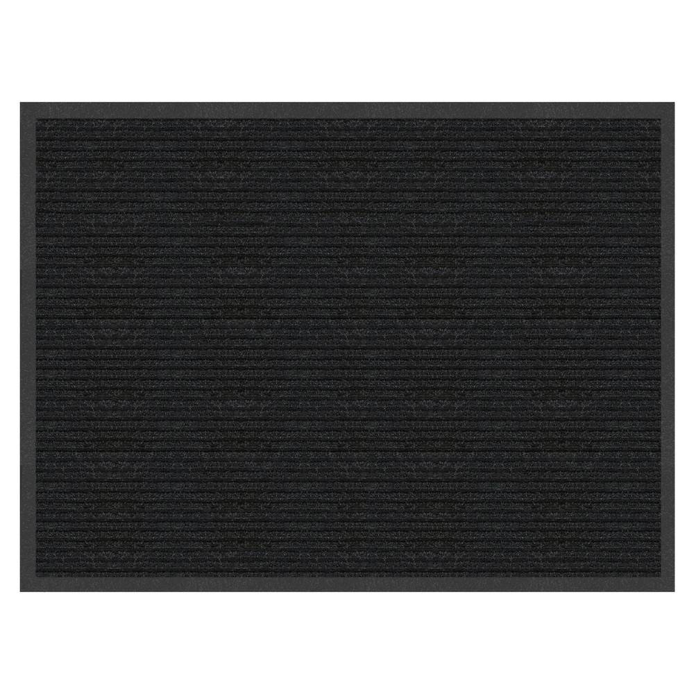 Mainstays Platinum Needlepunch Charcoal Doormat Delivery Near Me