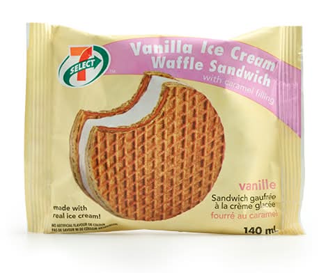 7-Select Waffle Sandwich Vanilla 140g