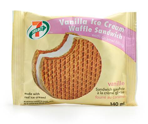 7-Select Waffle Sandwich Vanilla 140g