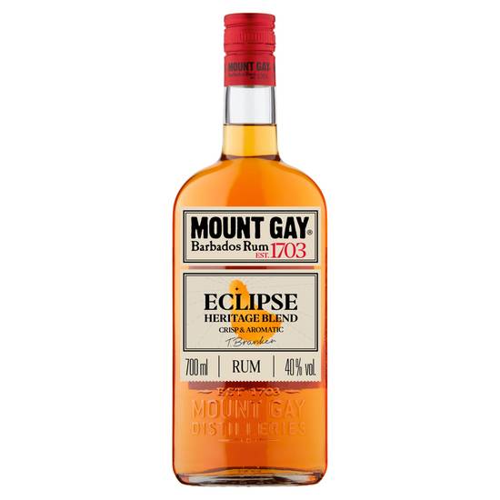 SAVE £2.00 Mount Gay 1703 Eclipse Rum 70cl