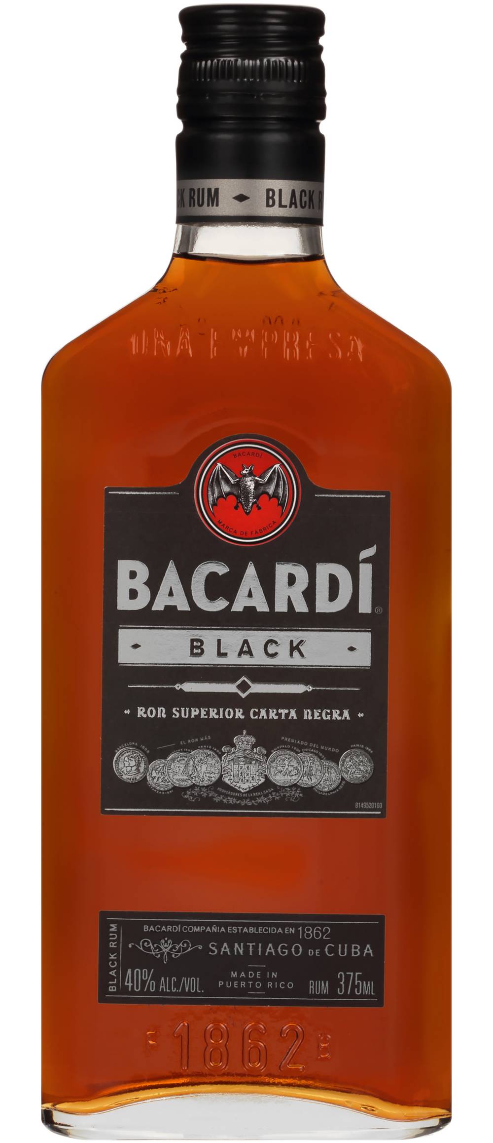 Bacardí Black Rum (375 ml)