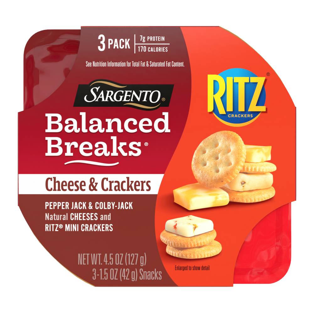 Sargento Balanced Breaks Cheese & Crackers (3 ct)