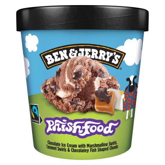 Ben & Jerry's Phish Food Ice Cream (chocolate)