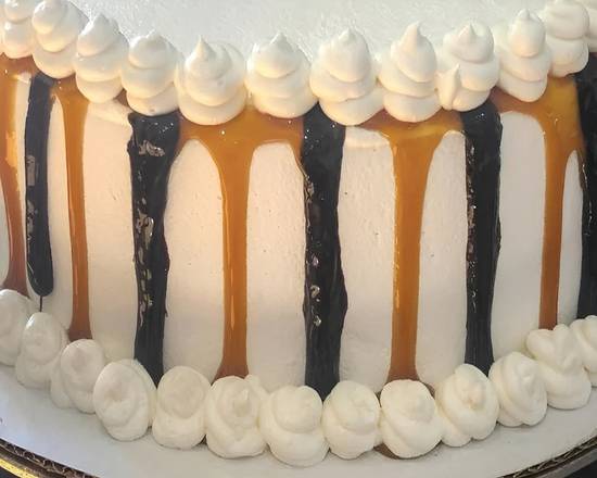 Caramel Macchiato Ice Cream Cake