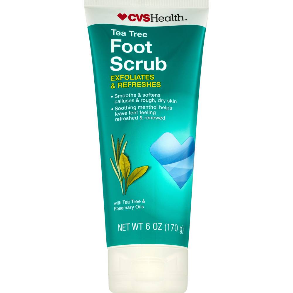 Cvs Health Tea Tree Foot Scrub Gel (menthol)