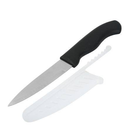 Mainstays Stainless Steel Paring Knife With Soft Grip Handle