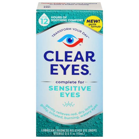 Clear Eyes Sensitive Eye Drops