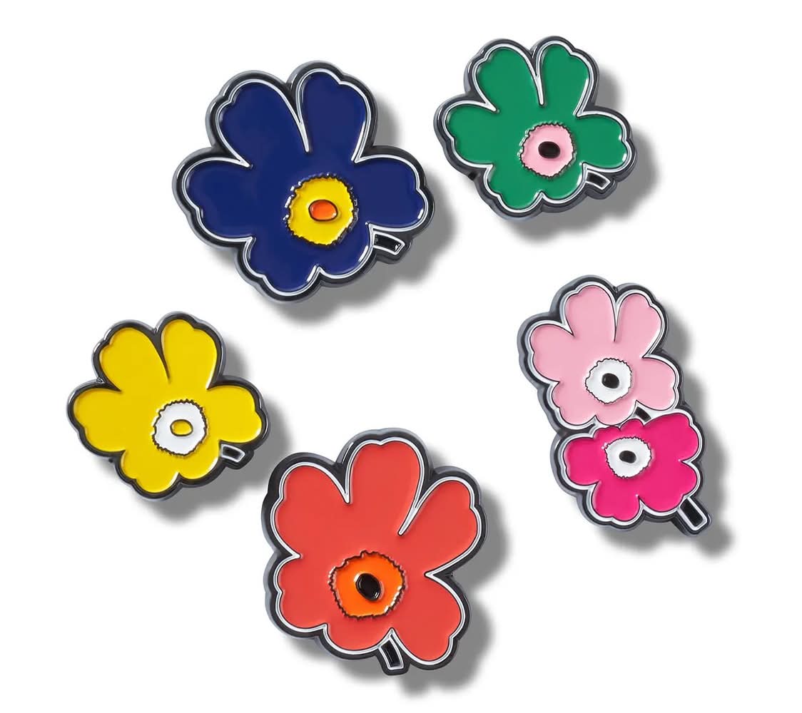 Crocs Marimekko Jibbitz Set - 5 Pack (Multicolor One Size)