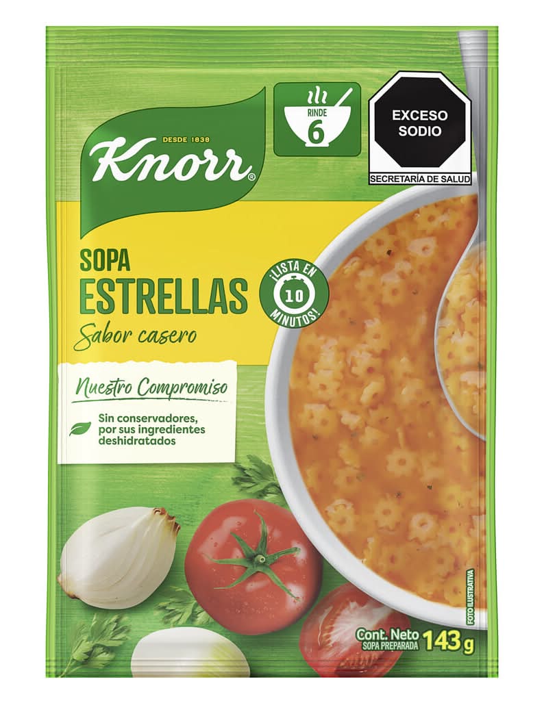 Knorr · Sopa estrellas (143 g)