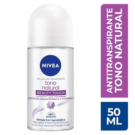 Nivea antitranspirante aclarado natural beauty touch (roll-on 50 ml)