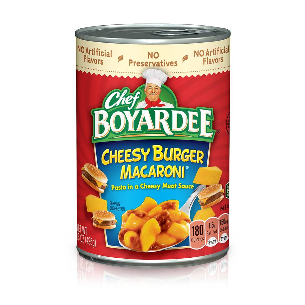 Chef Boyardee Cheesy Burger Macaroni (15 oz)