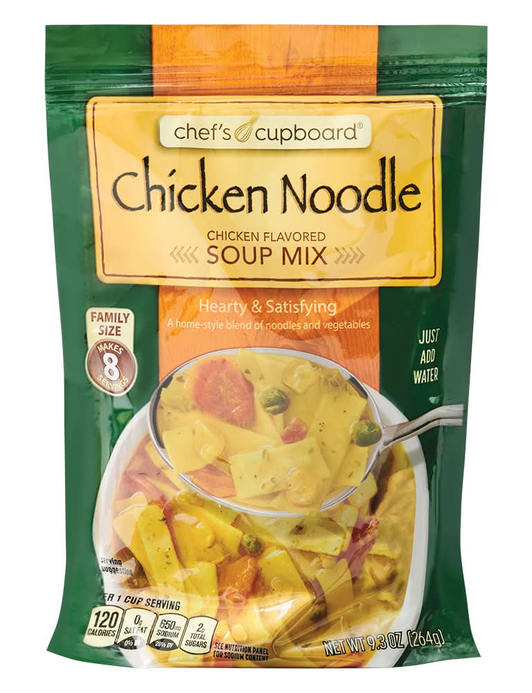 Chef's Cupboard Family Size Hearty & Satisfying Soup Mix, Chicken Noodle (9.3 oz)