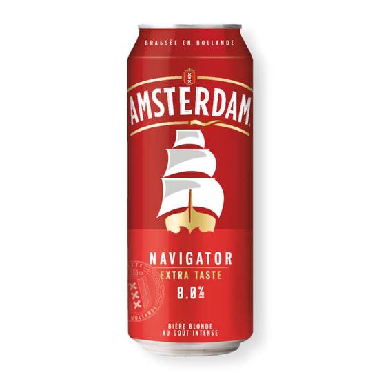 AMSTERDAM - Bière blonde Navigator  - Alc. 8,4% vol. - 50cl