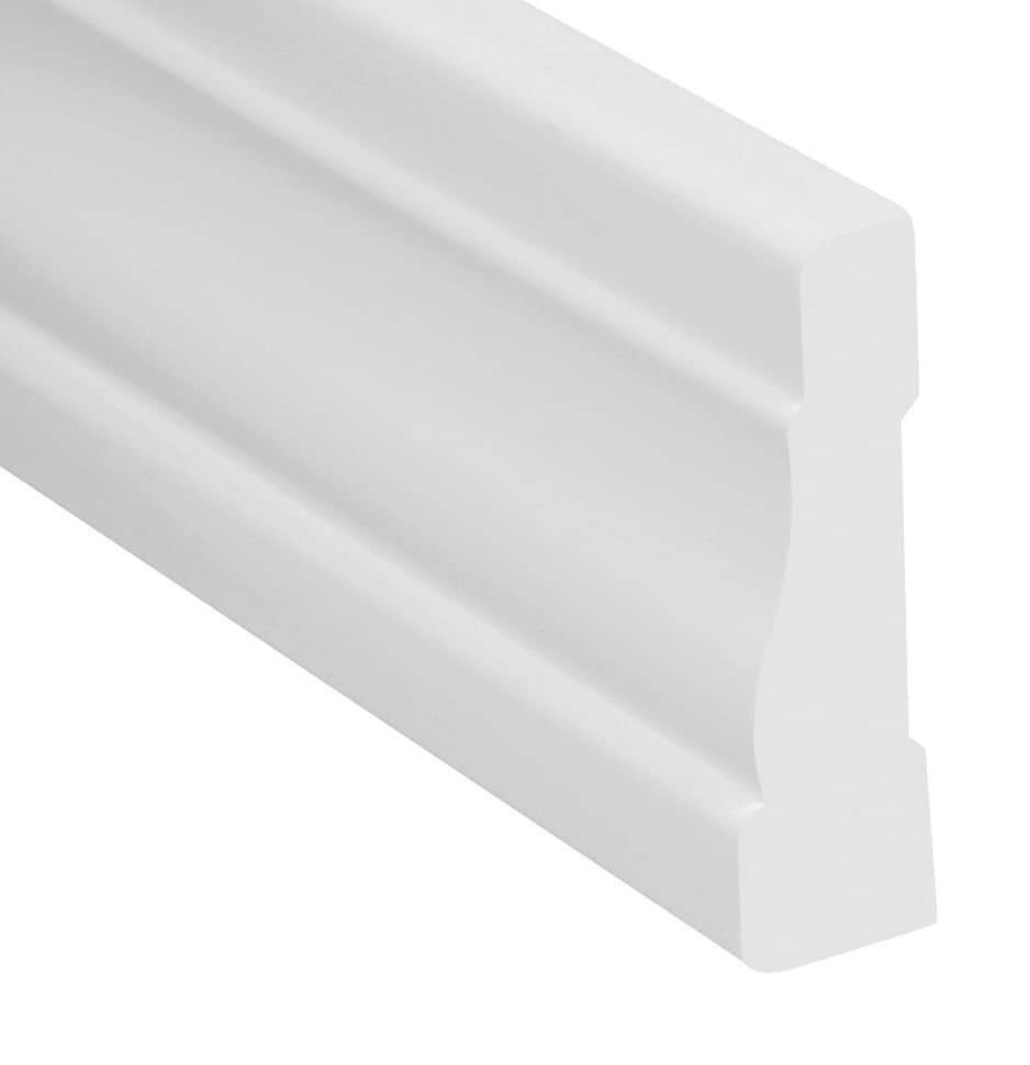 Royal Building Products 11/16-in x 2-1/4-in x 12-ft Finished PVC WM356 Casing | 2355-12