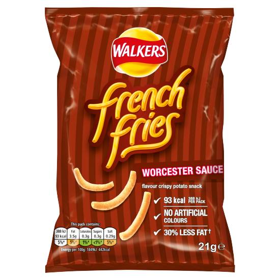 Walkers French Fries Worcester Sauce Crisps