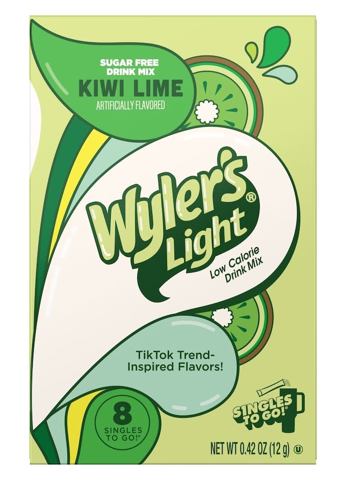 Wyler’s Light Kiwi Lime Drink Mix Sticks, 8-ct.