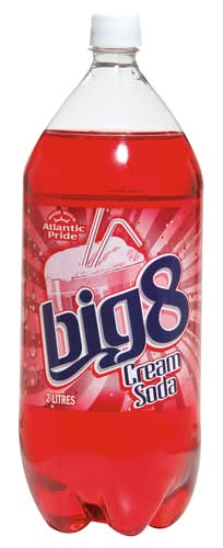 Big 8 Soda Cream Soda 2 L (Bottle)