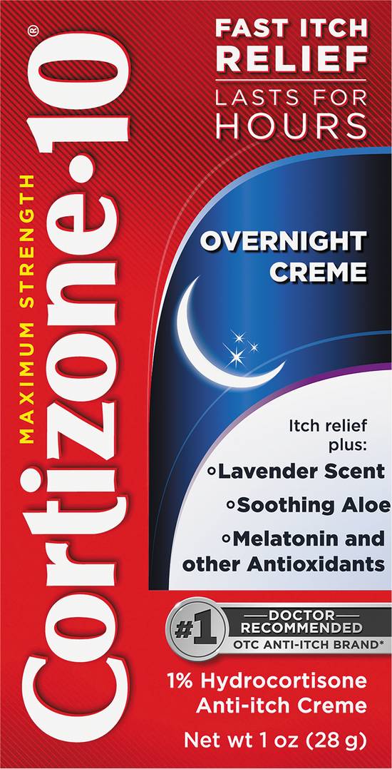 Cortizone-10 Maximum Strength Overnight Anti-Itch Creme