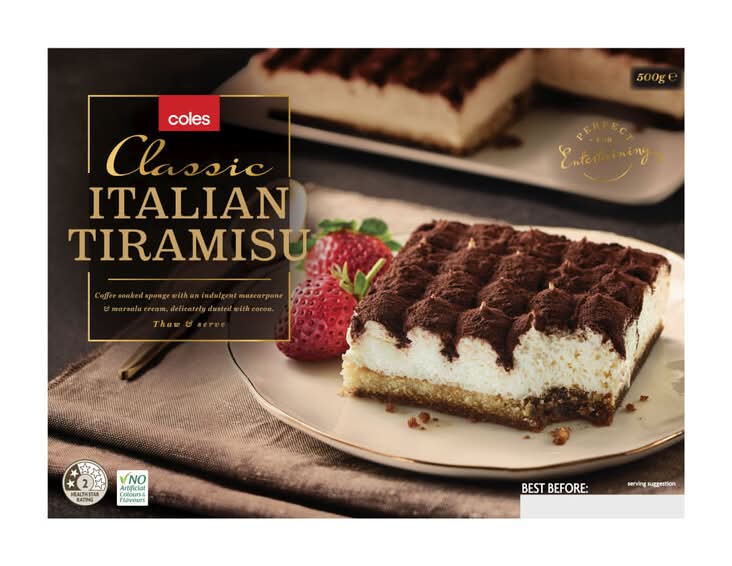 Coles Tiramisu (500g)