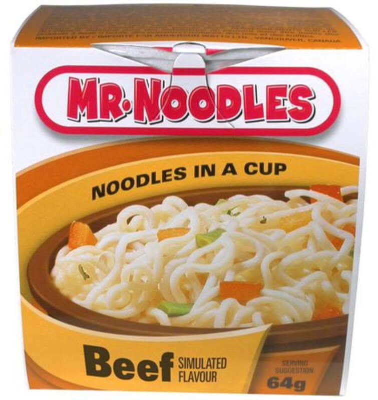 Mr Noodles Cup Beef 64g