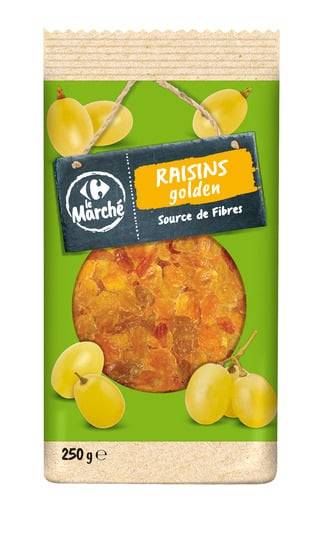 Raisins secs Golden CARREFOUR - le sachet de 250g