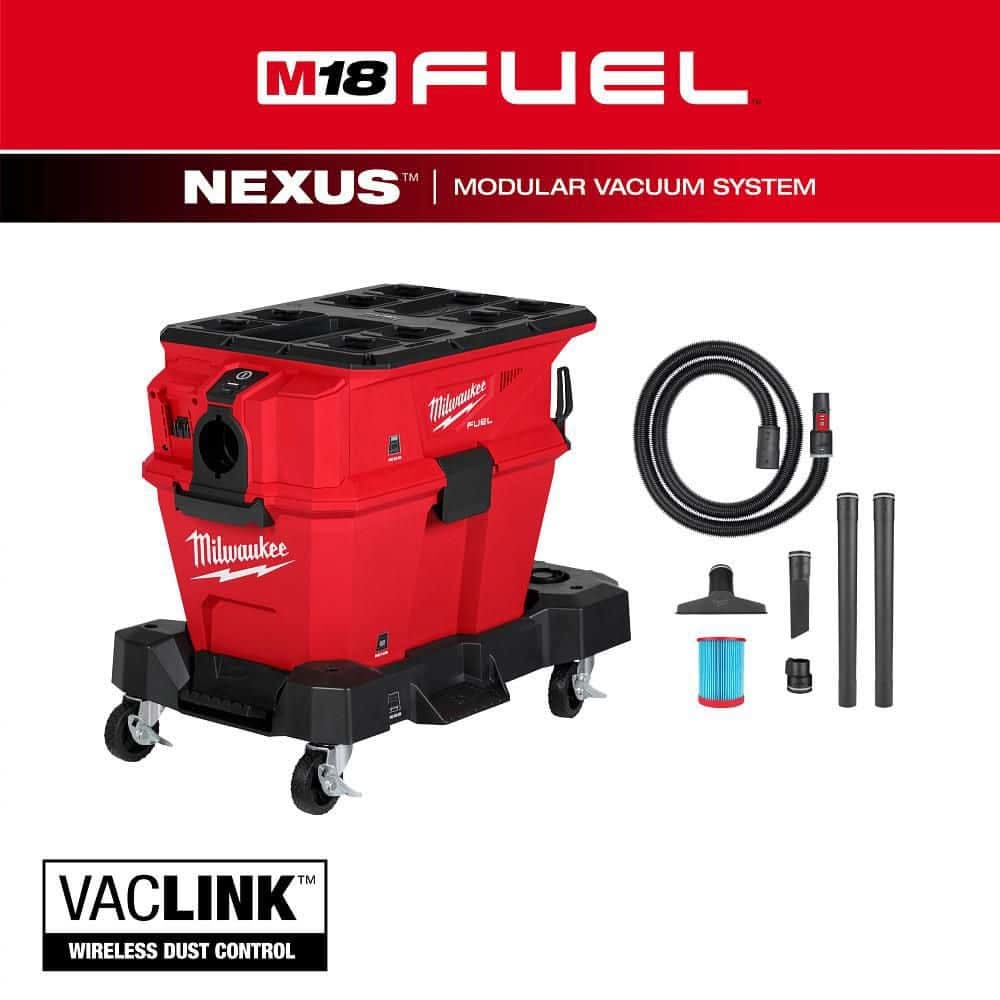 Milwaukee M18 Fuel Nexus 6 Gallon Wet/Dry Vacuum With Packout Compatibility And Vaclink