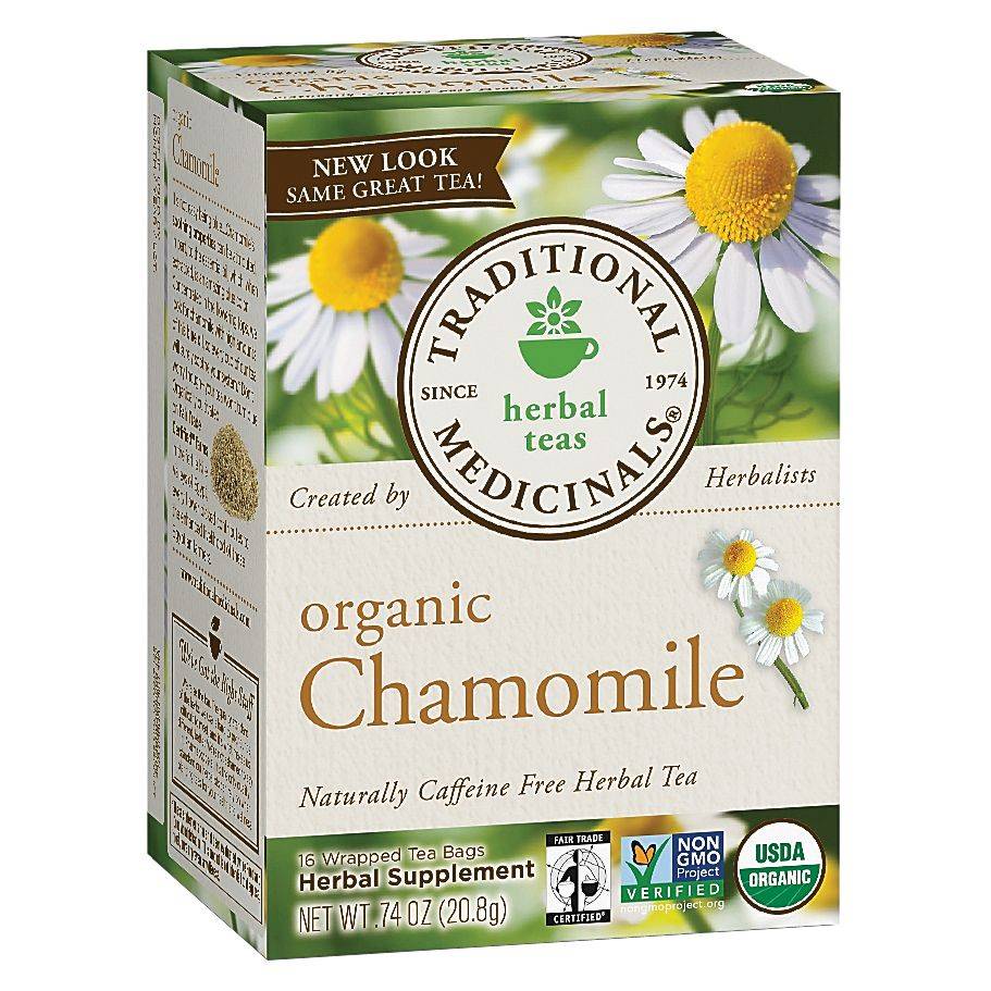 Traditional Medicinals Organic Chamomile Caffeine Free Herbal Tea (0.74 oz)