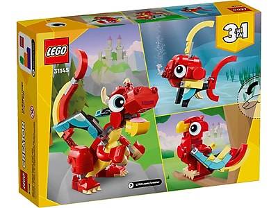 Lego Creator 3-in-1 Red Dragon Toy Set For Kids (149 ct)