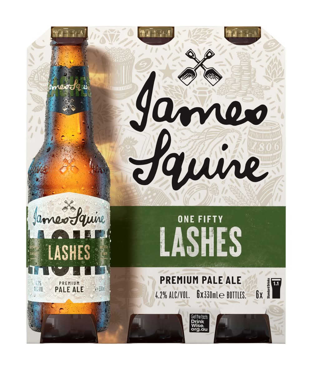 James Squire 150 Lashes Bottle 6x330mL