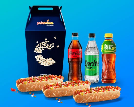 Combo Hot Dog Triple