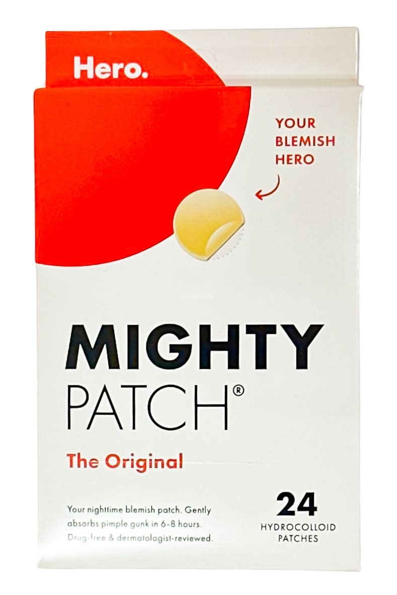 Hero Mighty Patch Original Acne Pimple Patches (24 ct)