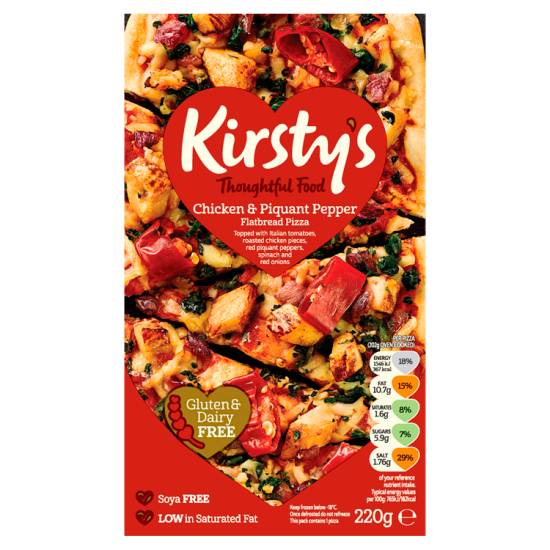 Kirsty's Chicken & Piquant Pepper Flatbread Pizza Delivery Near Me
