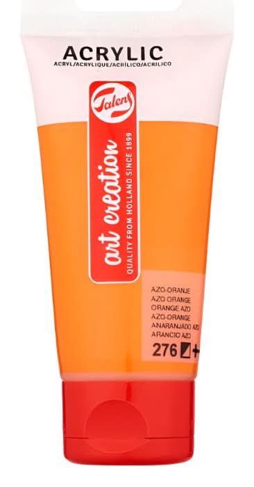 Tinta Acrílica 75ml Laranja Art Creation Talens