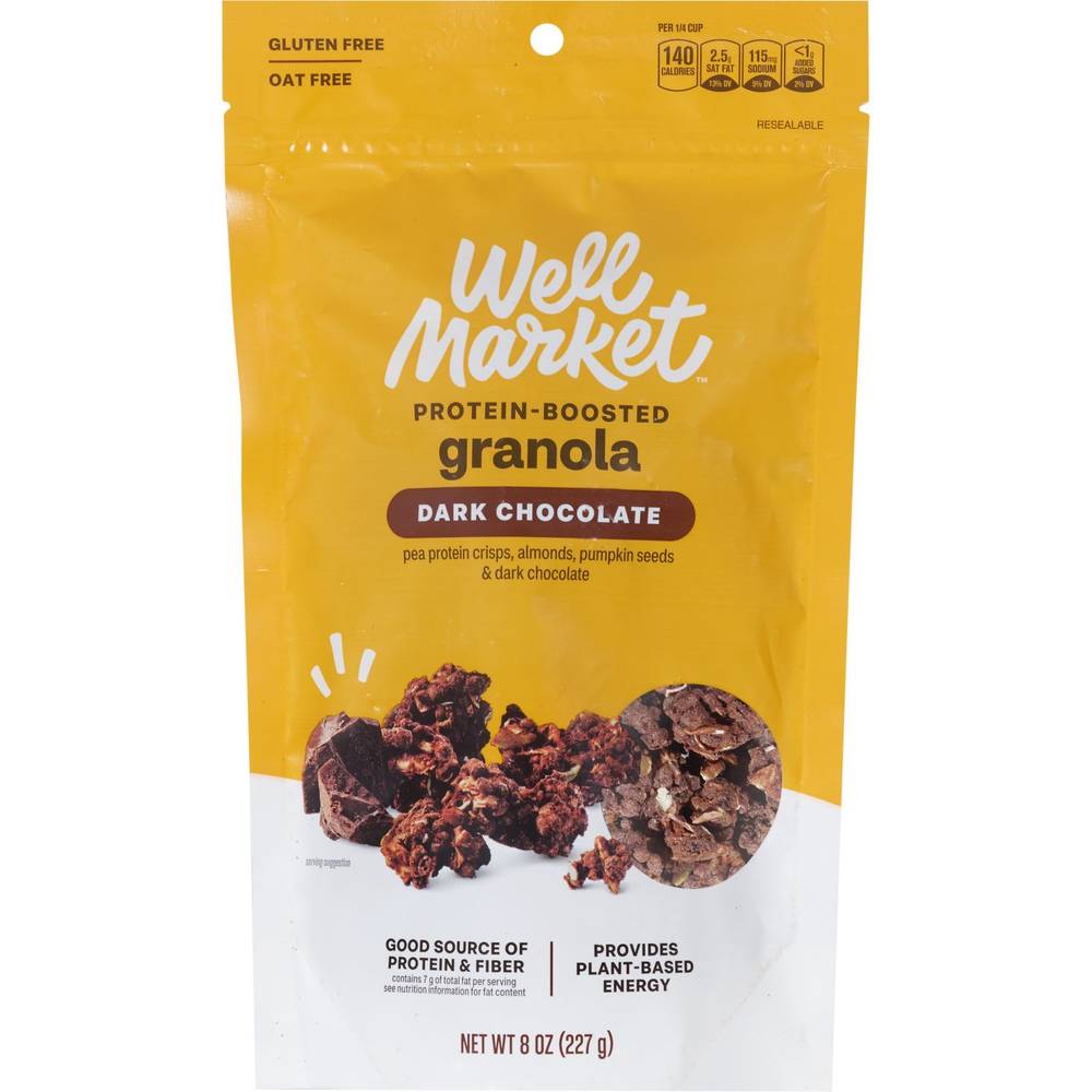 Well Market™ Dark Chocolate Protein-Boosted Granola, 8 Oz