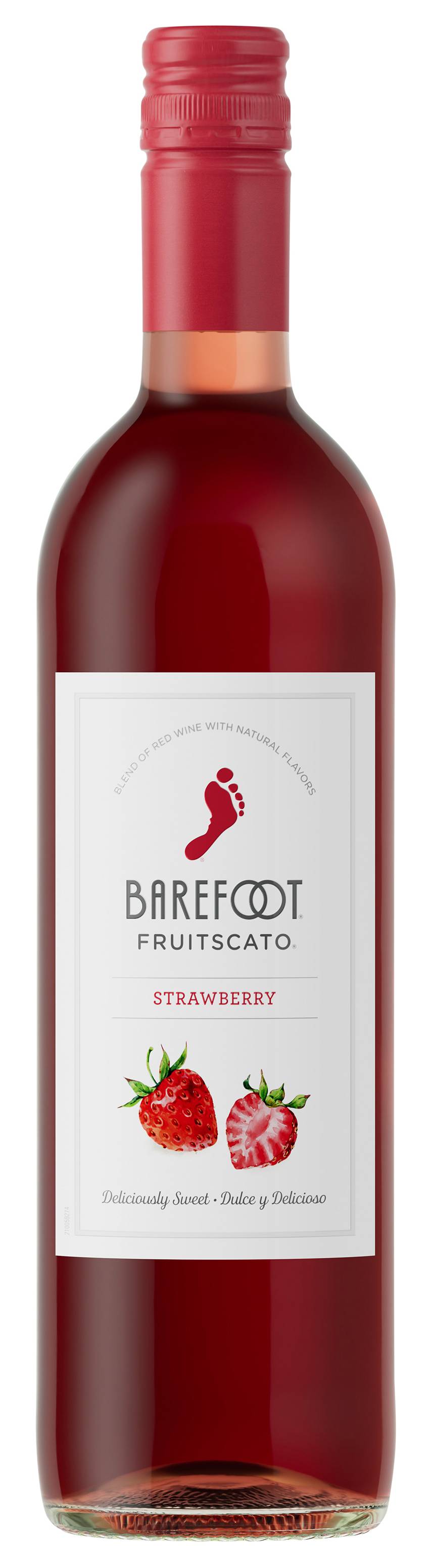 Barefoot Moscato Wine, Strawberry (750 ml)