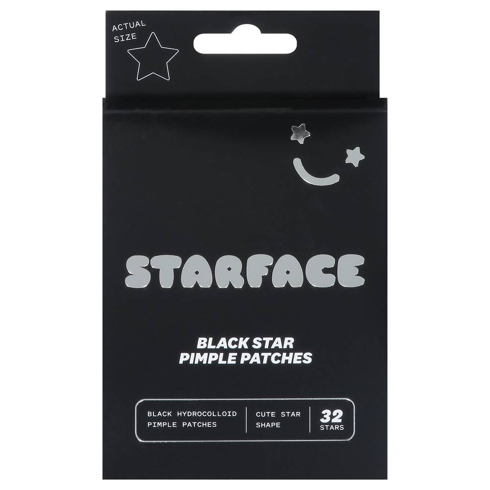 Starface Star Pimple Patches (black) (32 ct)