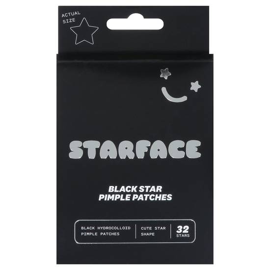 Starface Star Pimple Patches (black) (32 ct)