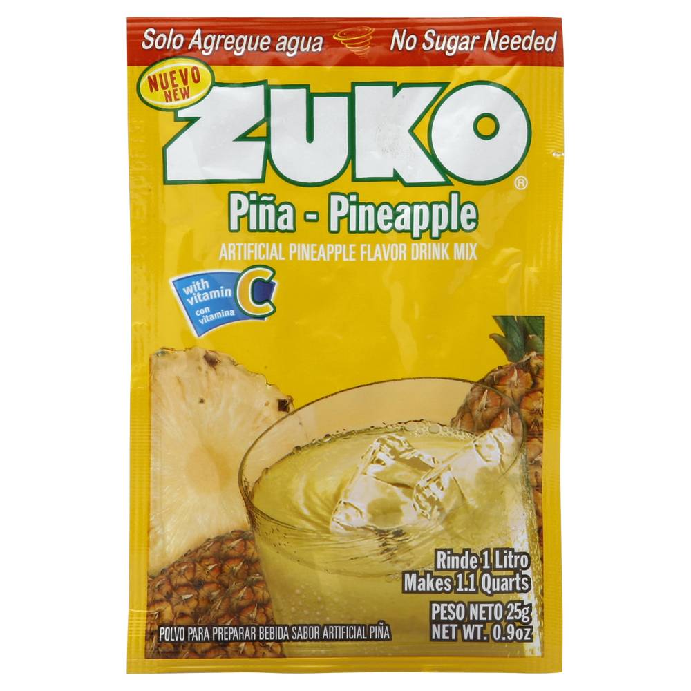 Zuko Pineapple Flavor Drink Mix (0.9 oz)