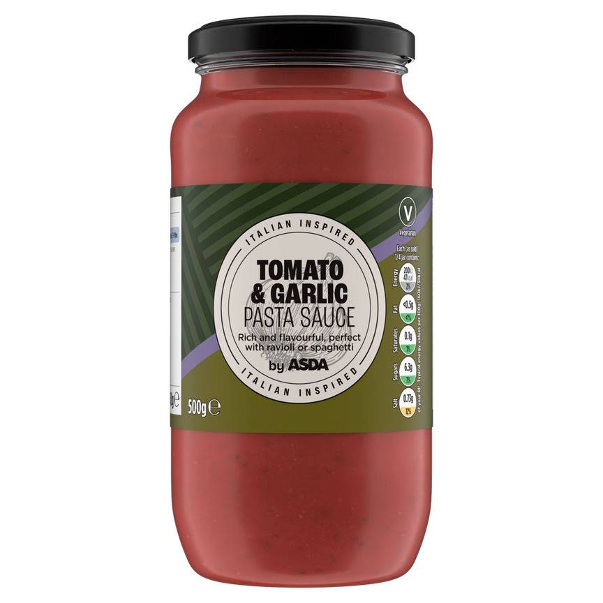 ASDA Tomato & Garlic Pasta Sauce (500g)