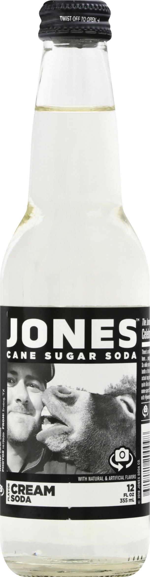 Jones Cane Sugar Cream Soda (12 fl oz)