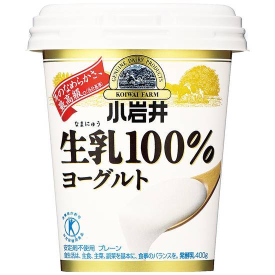 小岩井乳業生乳100%ヨーグルト//400g
