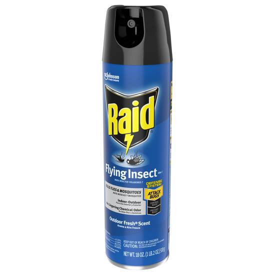 Raid Outdoor Fresh Scent Flying Insect Killer