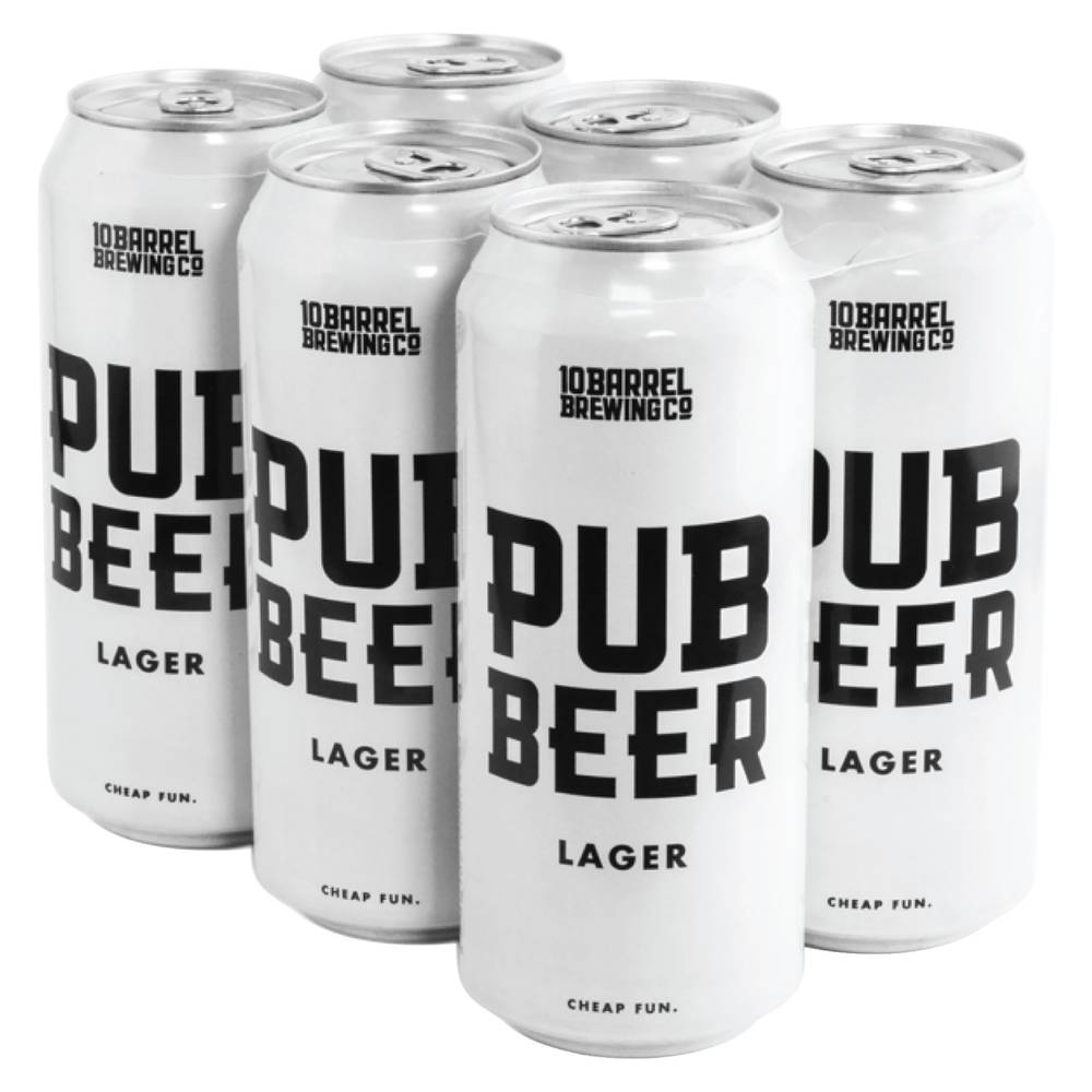 10 Barrel Brewing Co. Pub Beer (6 x 16 fl oz)