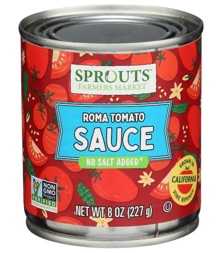 Sprouts No Salt Added Roma Tomato Sauce