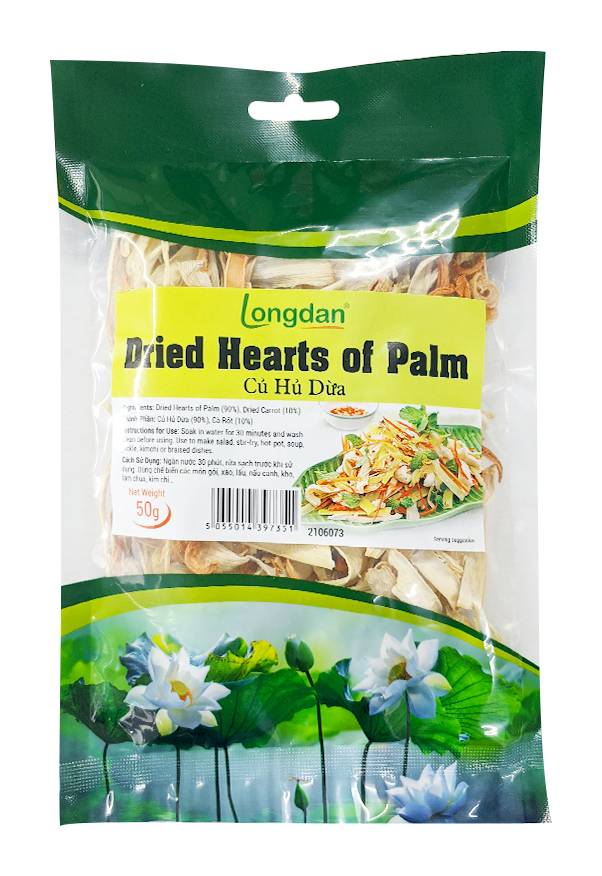 Longdan Dried Hearts Of Palm (50g)