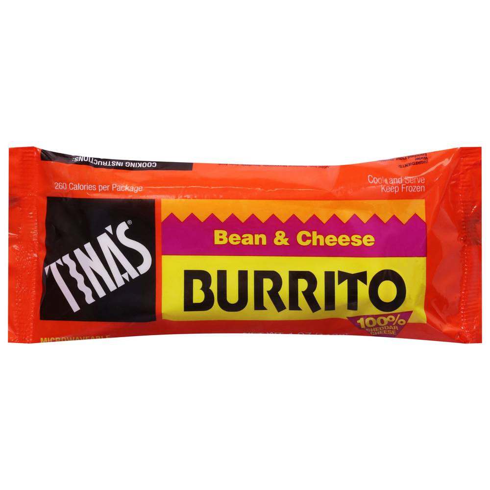 Tina's Bean and Cheese Burrito (4 oz)